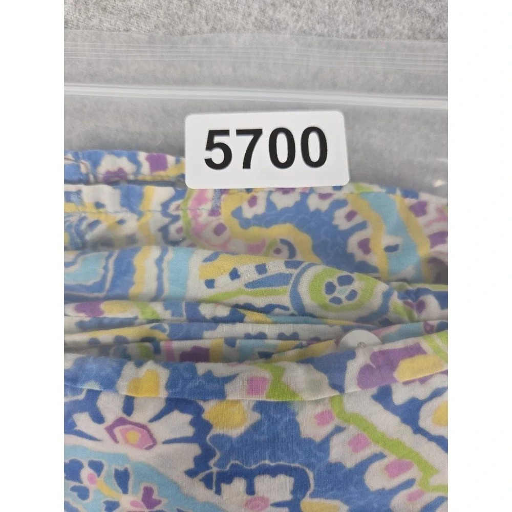 Vera Bradley Pajama Lounge Pants L Scrub Bottom Style Colorful Paisley Boho Y2K